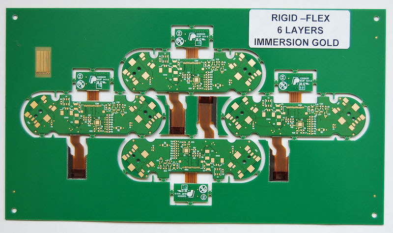 剛?cè)峤Y(jié)合 PCB 在制造后仍在面板中